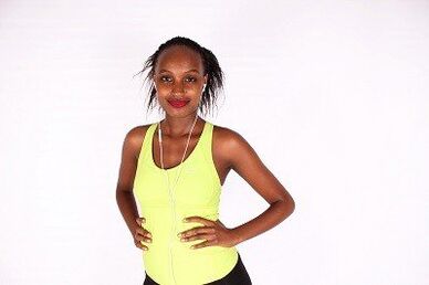 Dievča po dlhej prechádzke